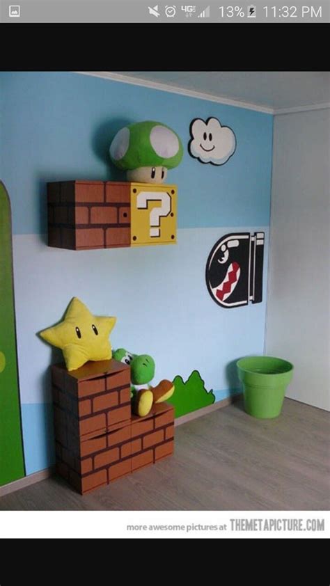Pin By Megan Mcclain On Geekin Super Mario Room Mario Room Kids Room