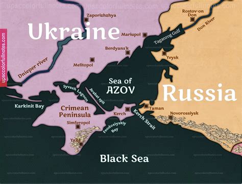 Exploring The Unique Features Of Sea Of Azov Map 2023 Upsc