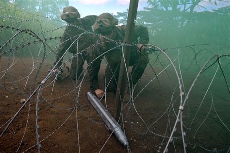 Dvids Images Marines Combat Engineers Blast Away Obstacles Image
