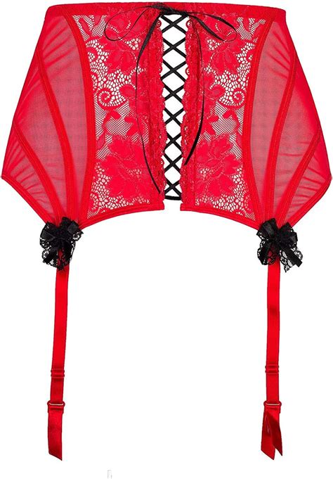 Axami Seductive Red Garter Belt V 6082 Tao Clothing