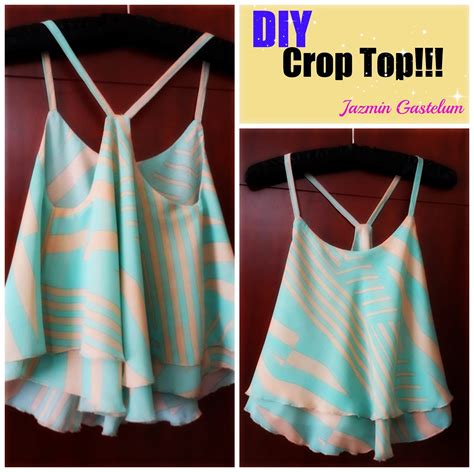 Hiya:) this is a great way to make a little something to wear in the summer. DIY How To Make A Crop Top -- Como Hacer Un Crop Top