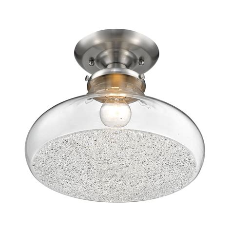 They arent as decorative or expensive as chandeliers or pendants and arent as complex as track lighting but they can still be a difficult topic because they. Golden Lighting Asha Large Semi Flush Ceiling Light,3417 ...