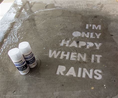 How To Make Rain Drawings With Neverwet Superhydrophobic Coating 3