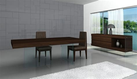 The design for your dining room table should be different if you are buying it for a formal space as opposed to simply everyday use. Float Contemporary Dining Table in Timber Chocolate with ...