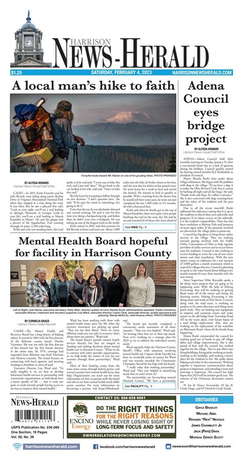 Harrison News-Herald E-Edition 2/4/23 by Harrison News-Herald Archive