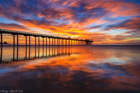 Scripps Pier Sunset Occasionally You Could Be Rewarded Wit Flickr