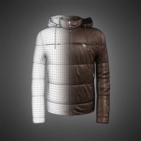 Leather Jacket 3d Model Behance