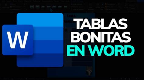 😍 Cómo Hacer Tablas Bonitas En Word Ideas Y Trucos Youtube