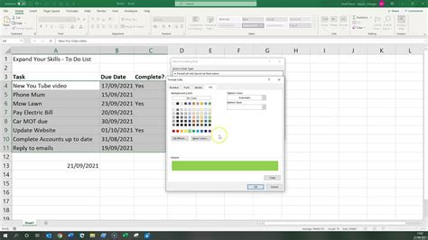 Excel Conditional Formatting Formatting Entire Rows In A Table Based