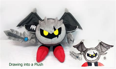 Custom Plush Just Like Dark Meta Knight Kirby Star Allies Etsy UK