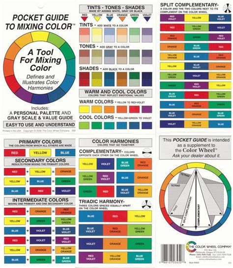 Colour Mixing Wheel Paint Color Wheel Color Mixing Chart Color Mixing