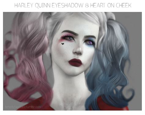 Harley Quinn Makeup Sims 4 Saubhaya Makeup