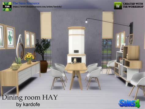 The Sims Resource Kardofedining Room Hay