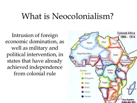 Neocolonialism Map