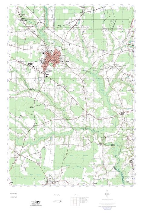 Mytopo Farmville North Carolina Usgs Quad Topo Map