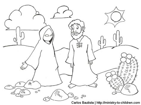 Jesus Overcomes Temptations Coloring Pages And Worksheets Ministry To