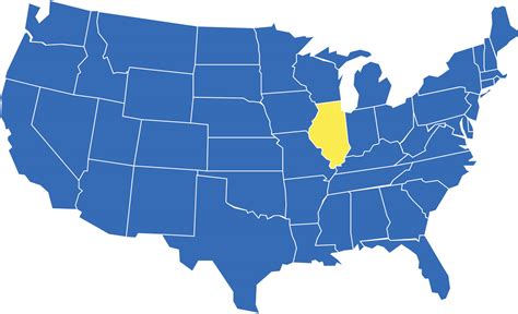 Illinois Map Of Usa