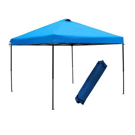 Jazz up your landscaping and. Abba Patio 10 ft. x 10 ft. Blue Pop Up Outdoor Canopy Tent ...