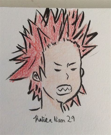 I Got Some New Pens Today Have A Kirishima Sketch By Katieanixon29