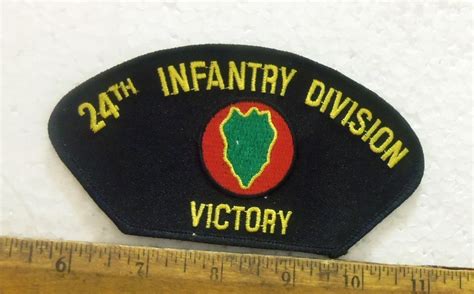 Us Army 24th Infantry Division Victory Embroidered Patch