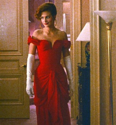 The Red Dress Vivian Julia Roberts Wore To The Opera In Pretty Woman 1990 Designed By