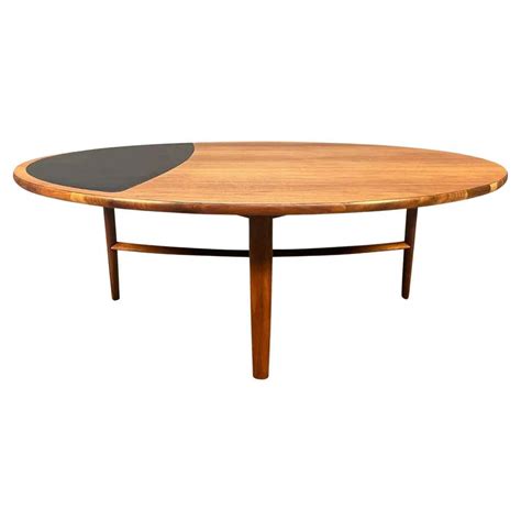 Side Walnut Table Parallel By Barney Flagg For Drexel For Sale At