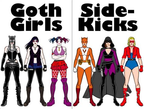 goth girls side kicks by eldacur with images goth girls superhero deviantart