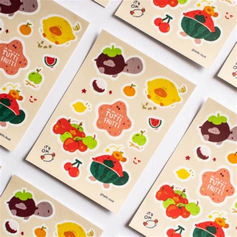 Jual Tutti Frutti Sticker Set Ssv Tf Shopee Indonesia