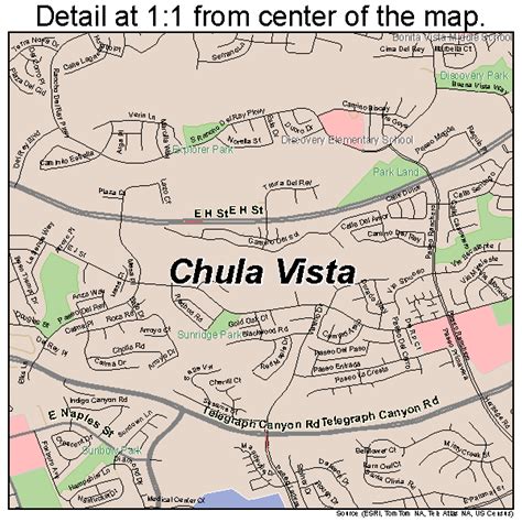 Chula Vista Zip Code Map Map