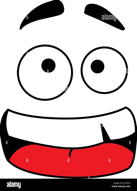 Guilty Smile Emoticon Emoji Line Art Icon Vector Isolated Cartoon