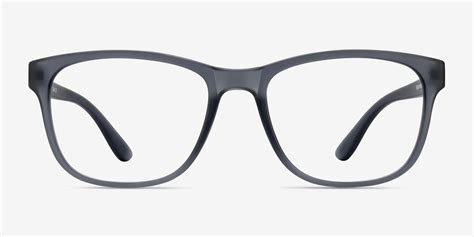 Milo Square Matte Gray Full Rim Eyeglasses Eyebuydirect