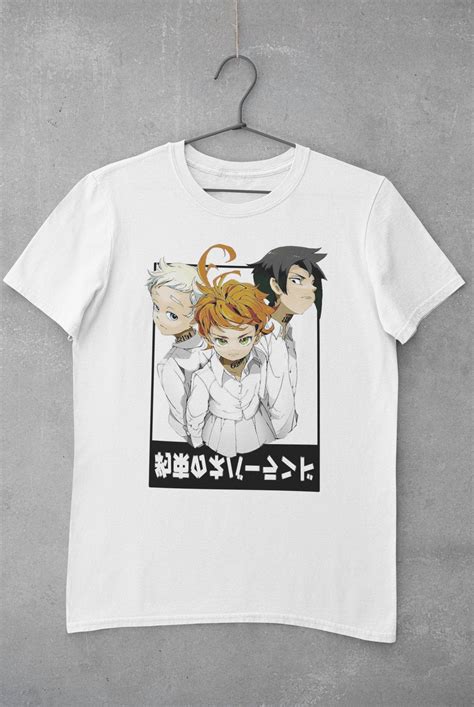 Unisex The Promised Neverland Anime T Shirt Emma Ray Norman