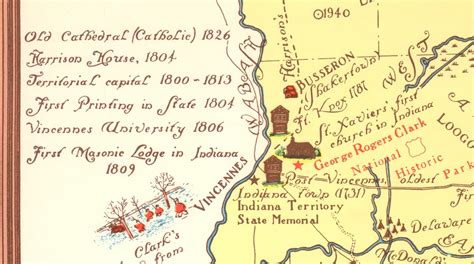 Vincennes Curtis Wright Maps