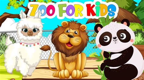 Animals At The Zoo Learning About Zoo Animals Vocabulary Video For