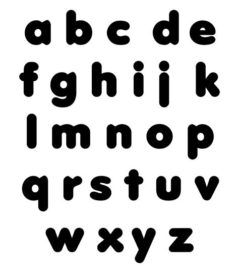 Small Printable Alphabet Letters