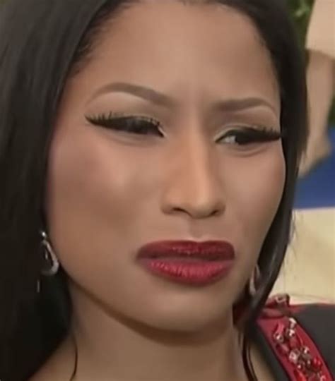 Nicki Minaj Disgusted Face Disgusted Face Reaction Face Nicki Minaj