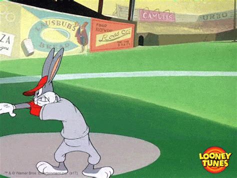 Bugs Bunny Baseball  By Looney Tunes Find And Share On Giphy