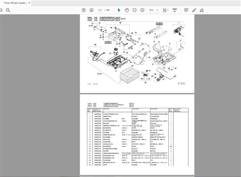 Terex Wheel Loader Skl260 0099 Radlader Parts Catalog Auto Repair