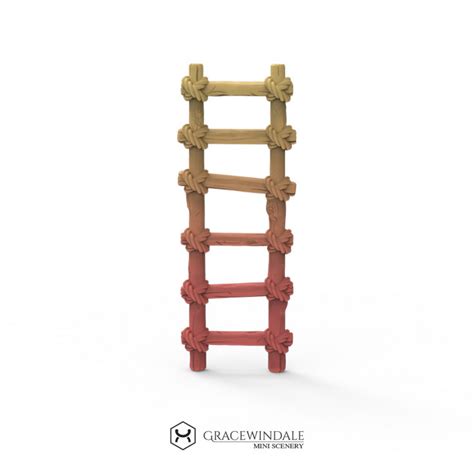 3d Printable Ladder By Gracewindale Mini Scenery