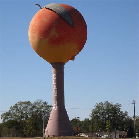 Clanton Peach Water Tower Tutto Quello Che Cè Da Sapere