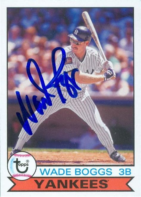 Wade boggs | al champ. Wade Boggs autographed baseball card (New York Yankees) 2016 Topps Archives #185