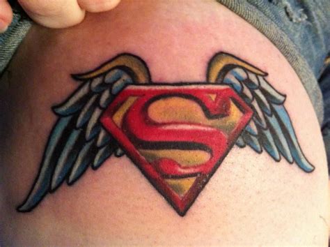 Kind Of Wish Id Done Wings Instead Of A Halo On My Superman Tattoo