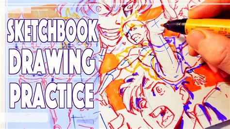 Full Sketchbook Page Drawing Practice Anime Manga Sketch Youtube