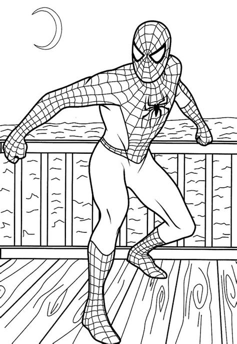 Kolorowanki Spider Man Dla Dzieci Do Wydruku Str 4
