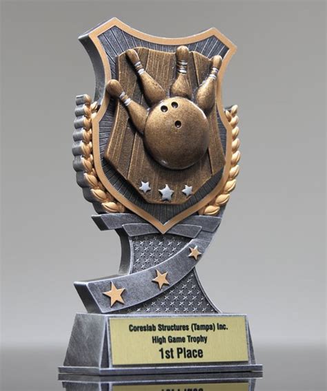 Pro Shield Bowling Trophy