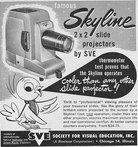 Vintage Skyline Projector Ad 1952 Vintage Ads 1950s Vintage Ads