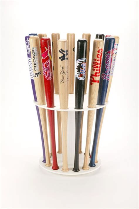 Here you can find display cases and wall mounts for all your baseball memorabilia. Revolving Mini-Bat Display | Coopersburg Sports | Baseball ...