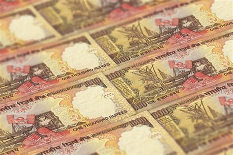 Indian Rupees Banknotes Background 1000 Inr Stock Photo Image Of