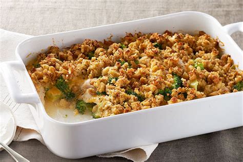 Sprinkle stuffing mixture over top. Chicken Casserole with Stove Top Stuffing and Cheese for ...