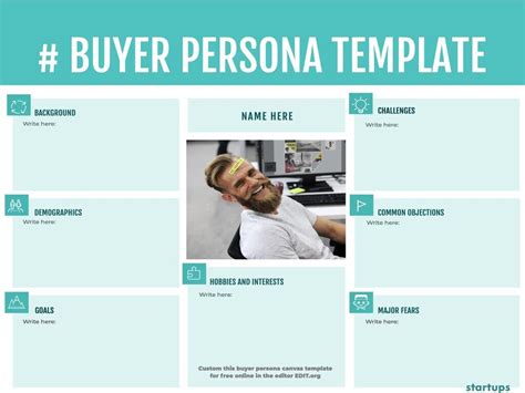 Buyer Persona Template Canva
